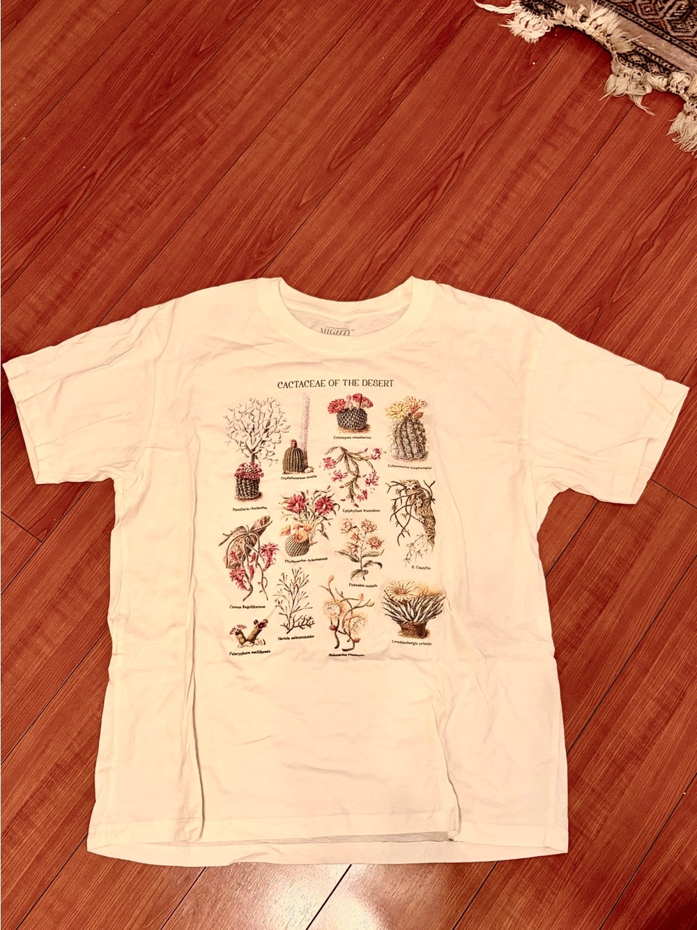Mighty Fine White Graphic Tee